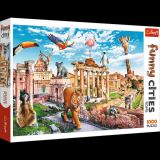 TREFL Puzzle Legran msta - Divok m/Funny Cities, 1000 dlk