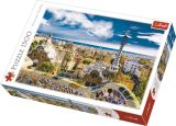 TREFL Puzzle: Park Gell, Barcelona 1500 dlk