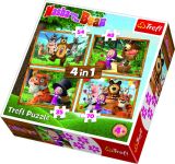 TREFL Puzzle Ma a medvd 4v1 (35,48,54,70 dlk)