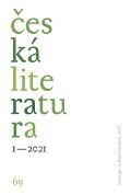 stav pro eskou literaturu AV R esk literatura 1/2021