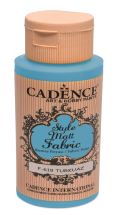 Cadence Cadence Klasick textiln barva Style Matt Fabric 50 ml - tyrkysov