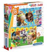 CLEMENTONI Clementoni Puzzle - 44 Cats 2 x 60 dlk