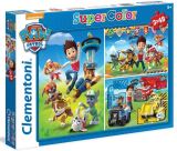 CLEMENTONI Clementoni Puzzle Supercolor - Tlapkov patrola / 3x48 dlk