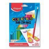 Maped Maped - Pastelky trojhrann ColorPeps Duo 36 barev