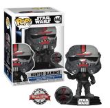 Funko Funko POP Star Wars: Across the Galaxy - The Bad Batch Hunter with Pin (limited exclusive edition)