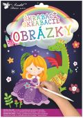 Andl Perov Vykrabvac obrzky - Princezna 16,5 x 21 cm (2 ks)