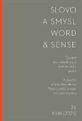 Univerzita Karlova, Filozofick fakulta Slovo a smysl 36/ Word & Sense 36