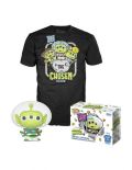 Funko Funko POP & Tee: Pixar- Alien As Buzz GITD (svtc ve tm) - velikost S