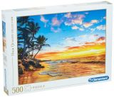 CLEMENTONI Clementoni Puzzle - Paradise beach, 500 dílků
