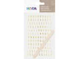 HEYDA HEYDA Propisoty 10 x 19 cm - psmena zlat