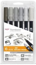 Tombow Tombow Oboustrann ttcov fix ABT - Gray colors 6 ks