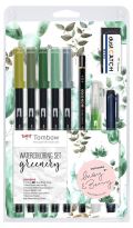 Tombow Tombow Akvarelov sada Greenery