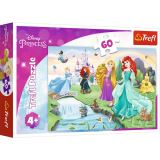 TREFL Puzzle: Disney Princess - Seznamte se s princeznami / 60 dlk