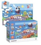 Dodo Dodo Puzzle s tdnm obrzk Transport 18 dlk