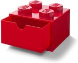 LEGO lon box LEGO stoln 4 se zsuvkou - erven