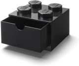 LEGO lon box LEGO stoln 4 se zsuvkou - ern