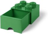 LEGO lon box LEGO s uplkem 4 - tmav zelen