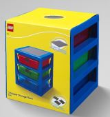 LEGO Organizr LEGO se temi zsuvkami - modr