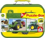  Schmidt Puzzle v plechovm kufku - John Deere II 4v1