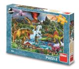 Dino Puzzle Boj dinosaur 100 XL dlk