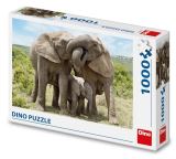 Dino Puzzle Slon rodina 1000 dlk