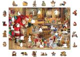 Wooden City Puzzle Santova dlna 2v1, devn, 505 dlk