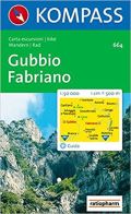 KOMPASS-Karten GmbH Gubbio,Fabriano 664 / 1:50T NKOM