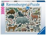 Ravensburger Ravensburger Puzzle - Atlas divokch zvat 1000 dlk