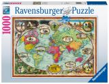 Ravensburger Ravensburger Puzzle - Kolem svta na kole 1000 dlk