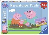 Ravensburger Ravensburger Puzzle Prastko Peppa - astn rodina 2x24 dlk