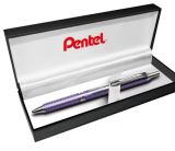Pentel Pero gelov Pentel EnerGel BL407 - fialov 0,7mm v drkov krabice