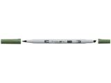 Tombow Tombow Oboustranný štětcový lihový fix ABT PRO - dark olive