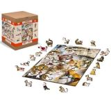 Wooden City Wooden City Puzzle Koky v Londn 300 dlk, devn