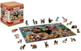 Wooden City Wooden City Puzzle Lesn zv 505 dlk, devn