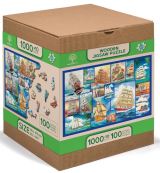 Wooden City Wooden City Puzzle Plachetnice 1010 dlk, devn