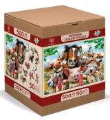 Wooden City Wooden City Puzzle ivot na farm 505 dlk, devn