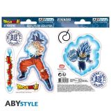 AbyStyle Dragon Ball Samolepky - 2 arky Goku&Vegeta