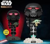 Funko Funko POP Star Wars: The Mandalorian - Dark Trooper w/Child (exclusive special edition GITD)