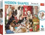 TREFL Trefl Puzzle Hidden Shapes - Ps zbava / 1043 dlk
