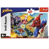 TREFL Trefl Puzzle Spiderman - Na síti 60 dílků