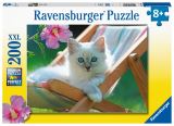 Ravensburger Ravensburger Puzzle - Kot na lehtku 200 dlk