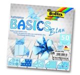 Folia paper Folia Origami papry na skldn 15 x 15 cm - modr 80 g