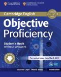 Cambridge University Press Objective Proficiency Students Book without Answers with Downloadable Software