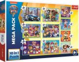 TREFL Puzzle Tlapkov patrola - The Movie MEGA PACK 10v1