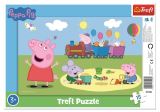 TREFL Puzzle Prastko Peppa - Vesel vlek 15 dlk