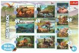 TREFL Puzzle Dinosaui MEGA PACK 10v1