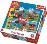 TREFL Trefl Puzzle Pornk Sam v akci 4v1 (35,48,54,70 dlk)