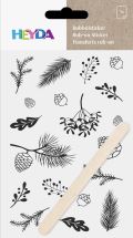 HEYDA HEYDA Propisoty 10 x 19 cm - vtviky ern