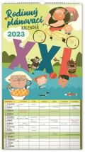 Presco Group Nástěnný kalendář Rodinný plánovací XXL 2023