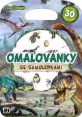 Jiri Models Omalovnky se samolepkami - Dinosaui